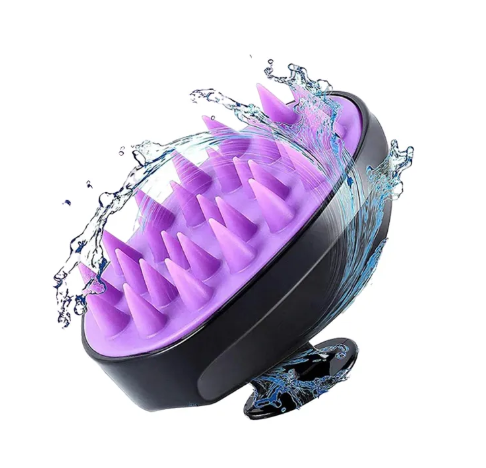 Hair Scalp Massager Shampoo Brush With Soft Silicone Bristles