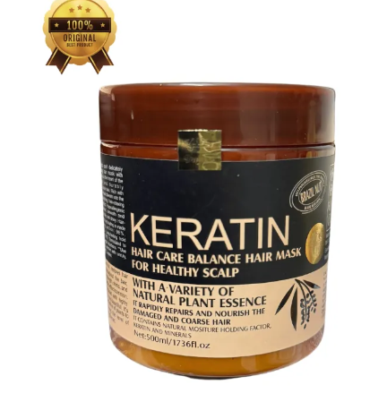 Keratin Hair Mask - Professional Treatment for Hair Repair,