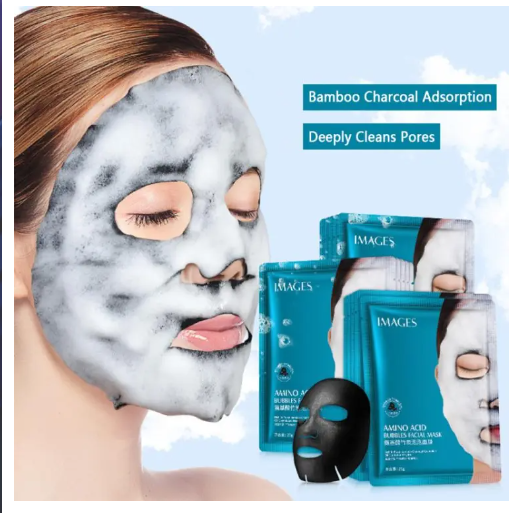 IMAGES mino Acid Bubbles Facial Sheet Mask ( PACK OF 3 )